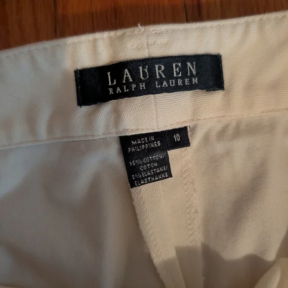 Ralph Lauren Cream Women's Pants - Picture 2 of 3